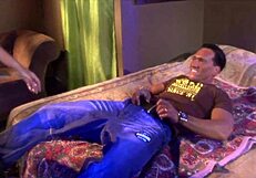 fishnet blonde pounds huge cock for quick cash