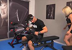 Muscular Latina Gym Girl Bends Over Takes Stranger's Cum Doggy Cowgirl Workout Fuck
