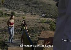 petite nympho bella rolland avery black ride cowgirl in taboo threesome