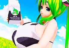 Cowgirl Cosplay Belly Expansion Breast Swelling Milk Riding Overwhelms With Pure Ecstasy By Imbapovi