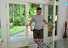 huge tits latina catches roommate's bf spying so she rips clothes and fucks him hard in dorm