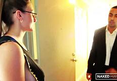 melanie hicks surrenders tight pussy mouth to throbbing black monster cock