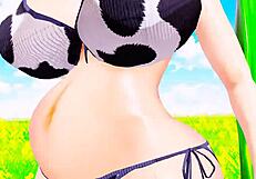 Cowgirl Cosplay Belly Expansion Breast Swelling Milk Riding Overwhelms With Pure Ecstasy By Imbapovi