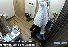 jasmine rose submits as dr tampa's latex nurse slave backstage