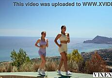 vixen spy bella spark seduces milan cheek for steamy threesome fuck