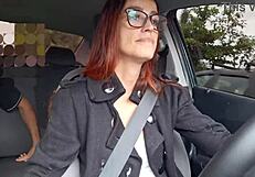 dude she's married and catches the rideshare driver jerking off right behind her in the car