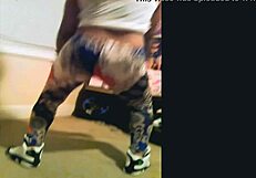 black milf drops ass and pussy, too old for what?