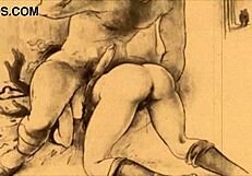 check out these vintage erotic drawings man