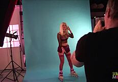 you won't believe how this blonde milf's photoshoot ends with big cock anal pounding