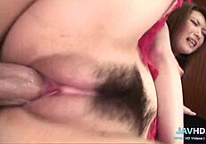 Asian beauty spreads legs in sheer stockings exposing wet pussy close-up vol 88