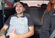 dude she's married and catches the rideshare driver jerking off right behind her in the car