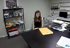 Alaina Dawson Gets Bent Over Fucked Hard for the Job! Dirty Flix Audition