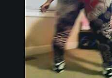 black milf drops ass and pussy, too old for what?