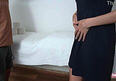 hey, that pervert doc yanks her vibrator out and jumps right on that chance