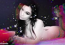 delilah dagger goth girlfriend in fishnets gets rough doggystyle blowjob deepthroat facial cumshot