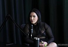 BOLD BRAZILIAN BBW Pri Melancia COSPLAYS sheer red lingerie prelims!