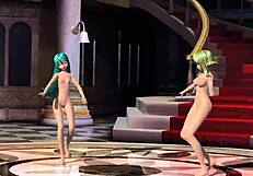 Hatsune Miku Gumi Nude Mod Exposes Big Tits Ass Pussy Goddess Bodies