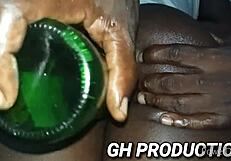 Club Bottle Rams Yaa Yaa's Tight PUSSY and ASS in Wild Night