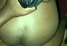 hot kenyan lady's creamy wet pussy grips my dick tight during dirty spanking session