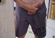 Step-Son Spots Me in Kitchen, Juicy Latina Milf Pussy Creampie Awaits