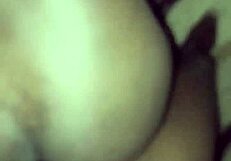 hot kenyan lady's creamy wet pussy grips my dick tight during dirty spanking session