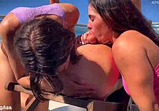 rim our asses clean in filthy trio suckfest