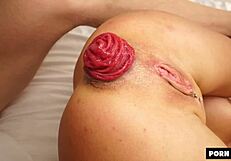 wanna watch her tight asshole stretch wide on monster cock deepthroat and rough doggystyle?