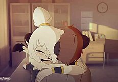Ace ravages Eipril in wild furry creampie!
