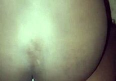 hot kenyan lady's creamy wet pussy grips my dick tight during dirty spanking session
