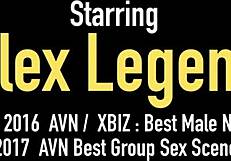 Damn sexy brunette Christiana Cinn wrecked by Alex Legend's monster cock everywhere