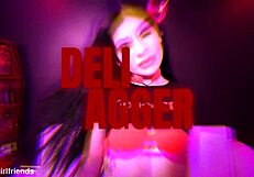 delilah dagger goth girlfriend in fishnets gets rough doggystyle blowjob deepthroat facial cumshot