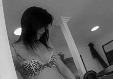 fucking sexy mature milf in stockings heels bent over doggystyle