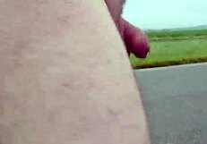 EXHIBITIONIST FLASHES TINY PENIS IN PUBLIC SPOTS!