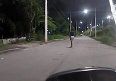 Husband Drags Wife's Friend to Sex Street Cuckold Fuck