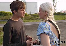 wow, hunter bags tight 18+ park pussy and pounds it rough!