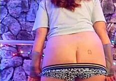 Hotwife Steffi's Big Pussy Lips Lingerie Tease Promo