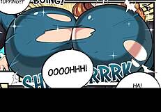 whoa check out this female bodybuilder muscle growth in comics!