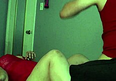 Curious wife Alicia bends over for first big ass anal try
