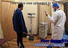 Daisy Mynx faces her first gyno exam with Dr Tampa