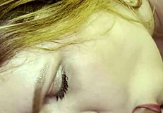 dj brisa gags on cock lying down in brazilian amateur blow