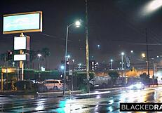 out of town teen picked up by two black guys for bbc cowgirl and facial pounding