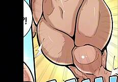 whoa check out this female bodybuilder muscle growth in comics!