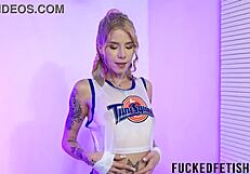 sexy latina bunny ashlee rose bathes wet ass and tits