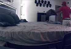 after club dancing ebony babe rides big black cock hard