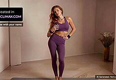 tamara your hot lesbian yoga teacher seduces you into first girl-girl fun pov