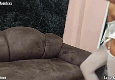 Stepdaughter Poses Lingerie For Asshole Fuck!