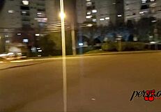 moto boy chases big tits latina flashing sunroof gets creampied outdoors