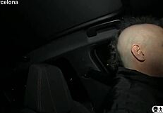 Nora pounds young stud at bus stop