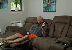 Milf Cougar in Lingerie Gets Monster Cock Face Fucked by Ghostface on Halloween Cum on Ass