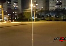 moto boy chases big tits latina flashing sunroof gets creampied outdoors
